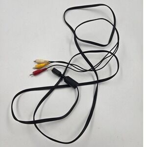 Sony PlayStation AV Cable PS1 PS2 PS3 Composite RCA Video Audio Cord OEM Black